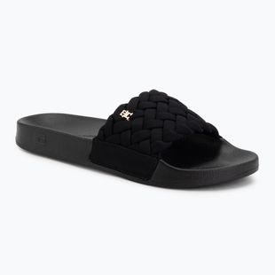 Women's slides Tommy Hilfiger Braided Pool black