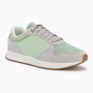 Women's shoes Tommy Hilfiger Chic Eva Runner Mesh gentle jade/grey whisper