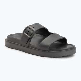 Women's slides Tommy Hilfiger Double Strap Sandal Pearl dark grey pearlized