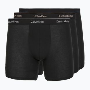 Boxers Calvin Klein LV00NB4394 Brief 3 pairs black w/heavenly iris logo/black w