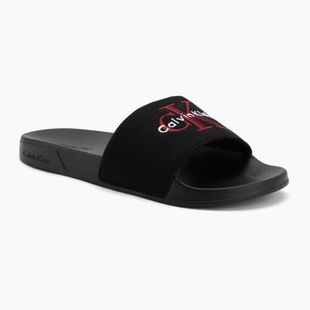 Men's slides Calvin Klein YM0YM01393 Ess black/rhubarb