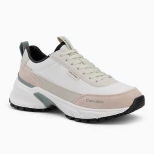 Women's shoes Calvin Klein HW0HW03279 Hike Runner Nylon Mix brilliant white/misty blue/arctic