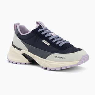 Women's shoes Calvin Klein HW0HW03279 Hike Runner Nylon Mix blue nights/night owl/white