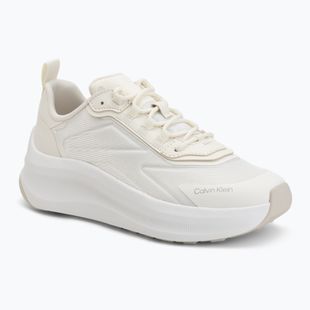 Women's shoes Calvin Klein HW0HW03111 Chunky Runner Laceup HF BLST Nylon bright white/marshmallow