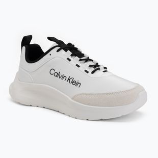 Men's shoes Calvin Klein HM0HM02342 Light Eva Runn Essential Laceup Nylon Suede bright white/black