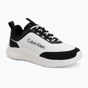 Men's shoes Calvin Klein HM0HM02342 Light Eva Runn Essential Laceup Nylon Suede black/bright white