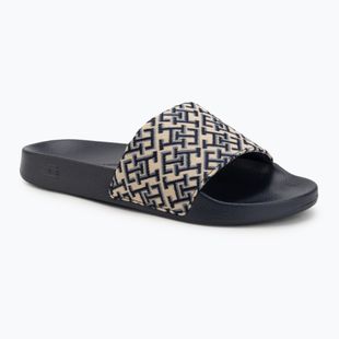 Women's slides Tommy Hilfiger Monogram space blue