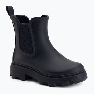 Women's wellington boots Tommy Hilfiger Rubber Flag Cleated space blue