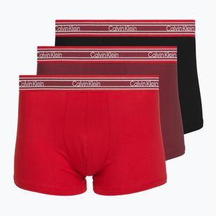 Men's boxers Calvin Klein LV00NB4615 Trunk black/established red/goji berry