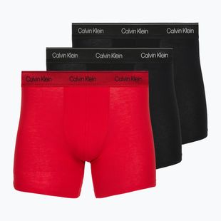 Men's boxers Calvin Klein LV00NB4576 Boxer Brief black/goji berry/black