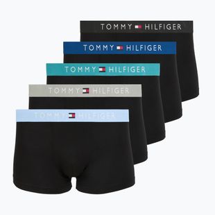 Men's boxers Tommy Hilfiger Trunk black/ant silver/ves blue/opu bl/haz te