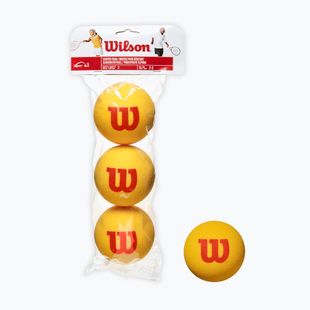 Children's tennis balls Wilson Starter Tour Foam Tball 3 pcs yellow WRZ258900