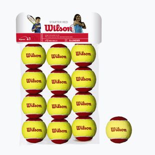 Wilson Starter Red Tballs children's tennis balls 12 pcs yellow and red WRT137100