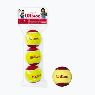 Wilson Starter Red Tball children's tennis balls 3 pcs yellow and red 2000031175