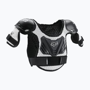 Fox Racing Peewee Titan Roost Deflector Jr black/silver children's bike buffer