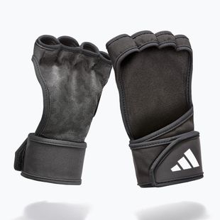 Training gloves adidas Open Back Training Gloves black