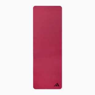 Fitness mat adidas Yoga 4 mm collegiate burgundy