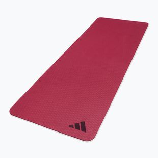 Fitness mat adidas Yoga 6 mm collegiate burgundy