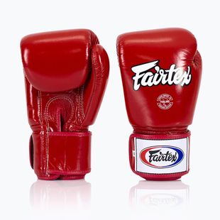 Fairtex Universal "Tight-Fit" Design red boxing gloves