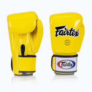 Fairtex Universal "Tight-Fit" Design yellow boxing gloves