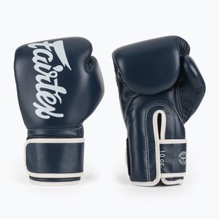 Fairtex Microfiber blue boxing gloves