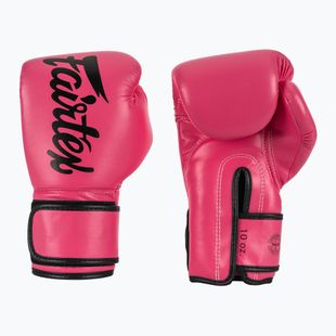 Fairtex Microfiber pink/black barefoot gloves