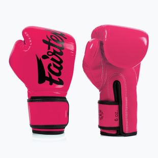 Fairtex Microfiber pink/black barefoot gloves