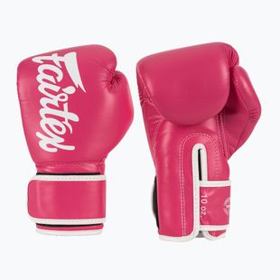 Fairtex Microfiber pink/white bosker's gloves