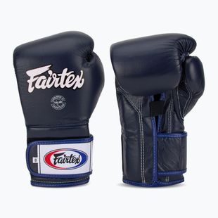 Fairtex Heavy Hitter's Mexican Style blue boxing gloves