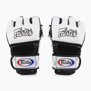 Fairtex Super Sparring grappling gloves white/black