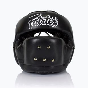 Fairtex Full Face Protector boxing helmet black