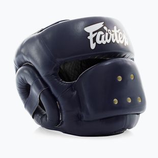 Fairtex Full Face Protector boxing helmet blue