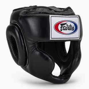 Fairtex Full Coverage Style black boxing helmet