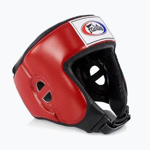 Fairtex Muay Thai & Kickboxing Competition helmet red