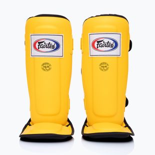 Fairtex In-Step Double Padded Tibia Protectors yellow