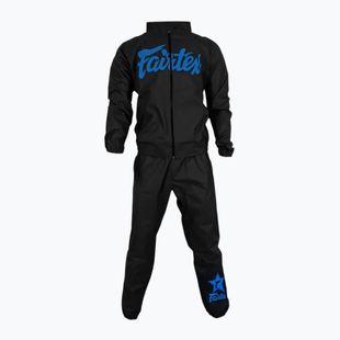 Fairtex sauna suit Vinyl black/blue