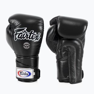Fairtex Stylish Angular Sparring Boxing Gloves - Locked Thumb black