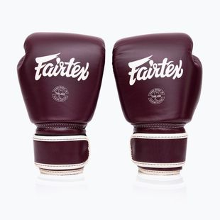 Fairtex Real Leather Boxing Gloves maroon