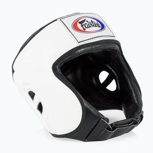 Fairtex Muay Thai & Kickboxing Competition white boxing helmet