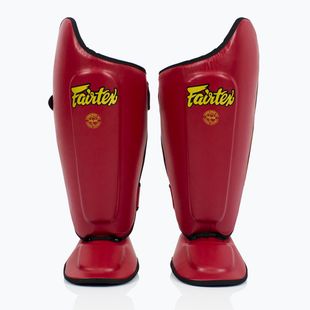 Fairtex Ultimate Shin Pads red