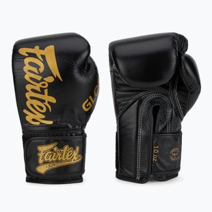 Fairtex Glory Competition Lace Velcro boxing gloves black