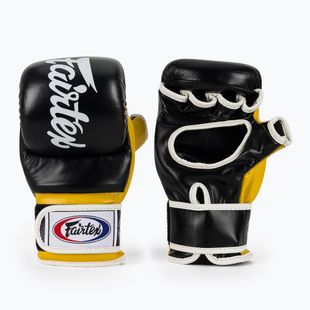 Fairtex Super Sparring Grappling Gloves black/yellow