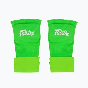Fairtex Quick Wraps green inner gloves
