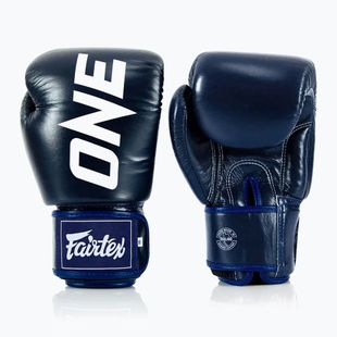 Fairtex ONE X Fairtex boxing gloves blue