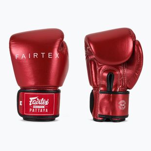 Fairtex Metallic Boxing Gloves red