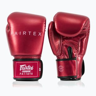 Fairtex Metallic Boxing Gloves red