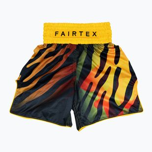 Fairtex Boxing BT2002 'Tiger' yellow/black boxing shorts
