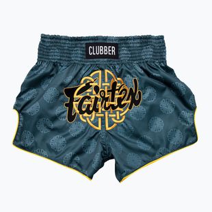 Fairtex Muay Thai Training Shorts BS1915 'Clubber' pacific green