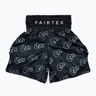 Fairtex Boxing Trunks shorts BT2006 'Motif' black