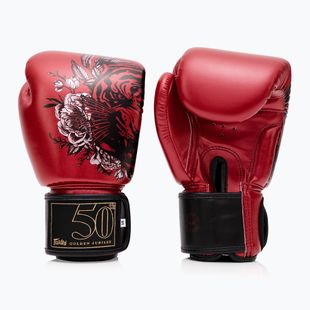 Fairtex Golden Jubilee red boxing gloves